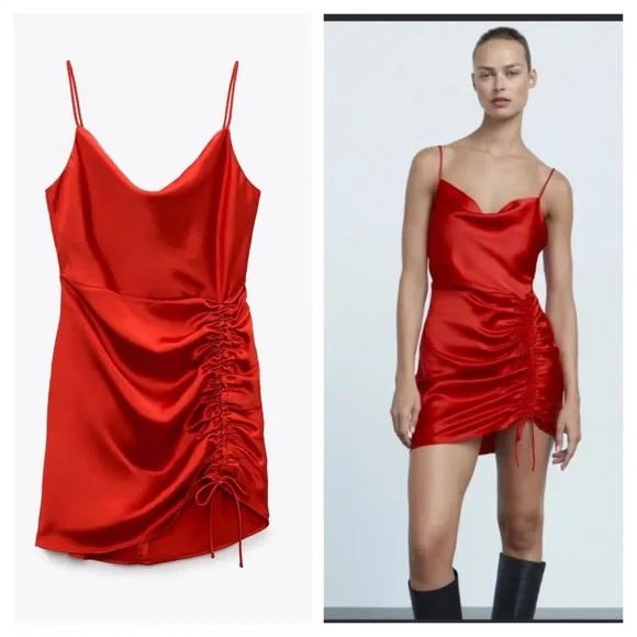 Zara | Dresses | Nwt Zara Womans Draped Mini S Zara 387 85 600 S | Poshmark